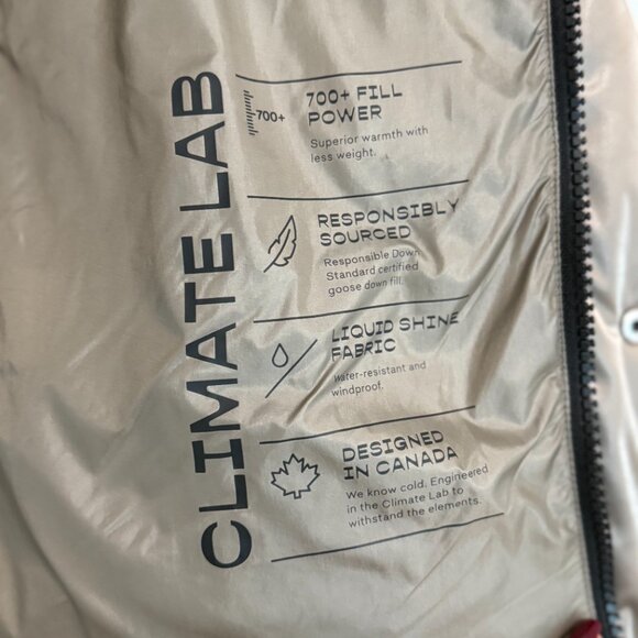 Aritzia The Super Puff Liquid Shine Puffer Jacket S Taupe | $325 Retail - Picture 4 of 10